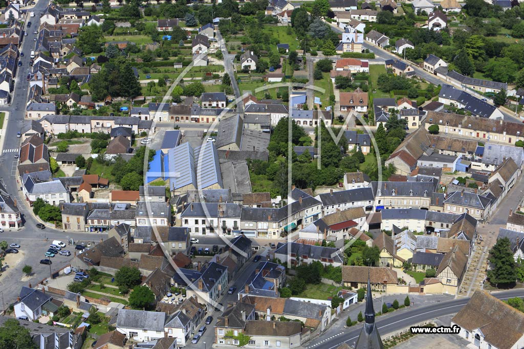 Photo arienne de Argent-sur-Sauldre