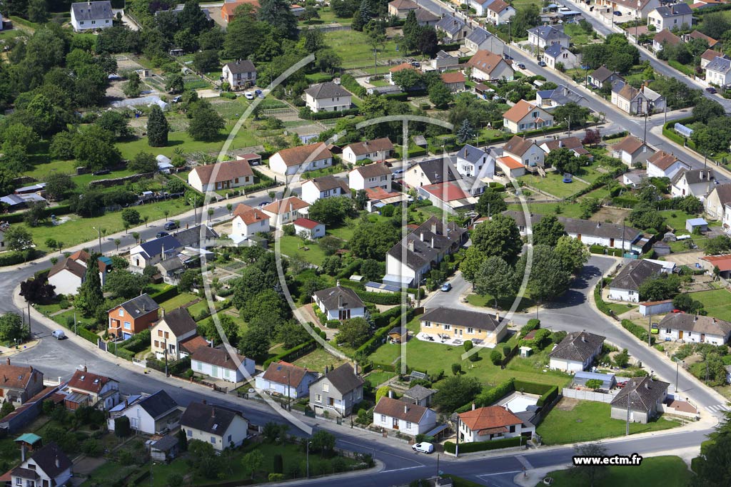 Photo arienne de Argent-sur-Sauldre
