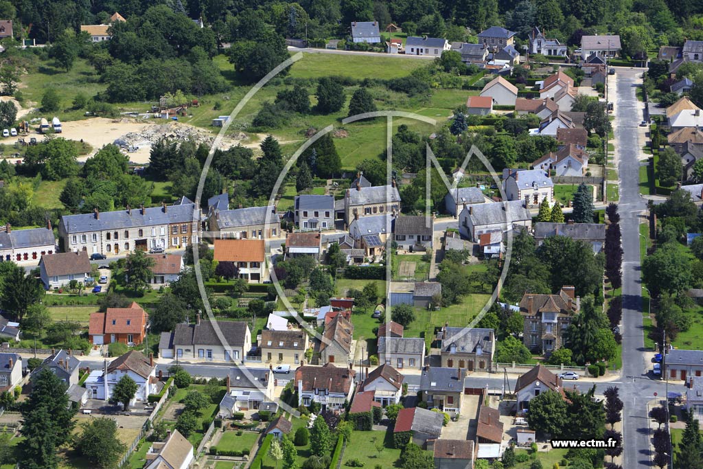 Photo arienne de Argent-sur-Sauldre