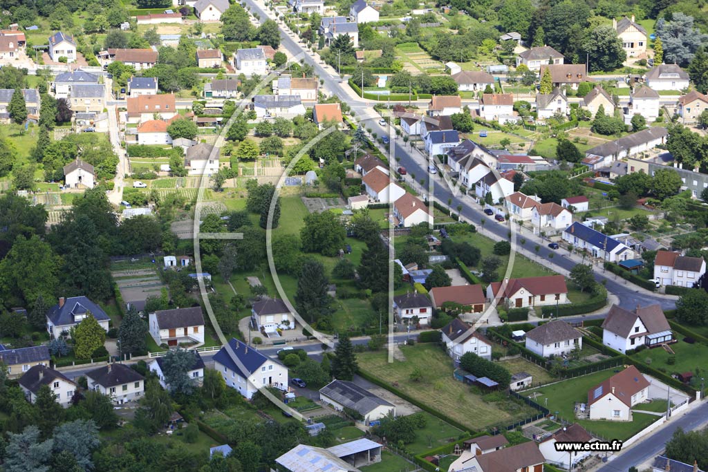 Photo arienne de Argent-sur-Sauldre