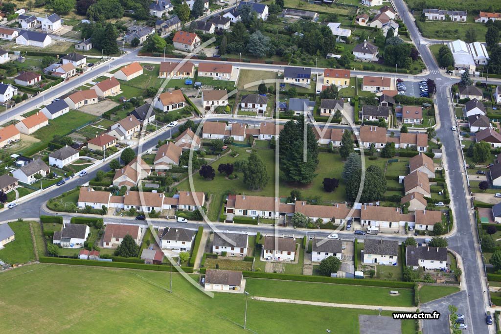 Photo arienne de Argent-sur-Sauldre