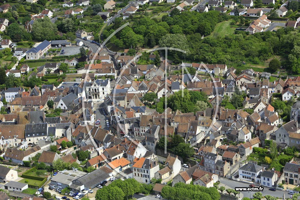 Photo arienne de Chtillon-sur-Loire (Centre)