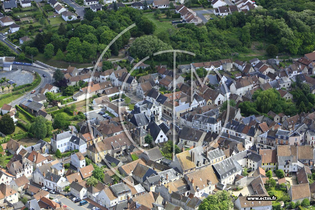 Photo arienne de Chtillon-sur-Loire (Centre)