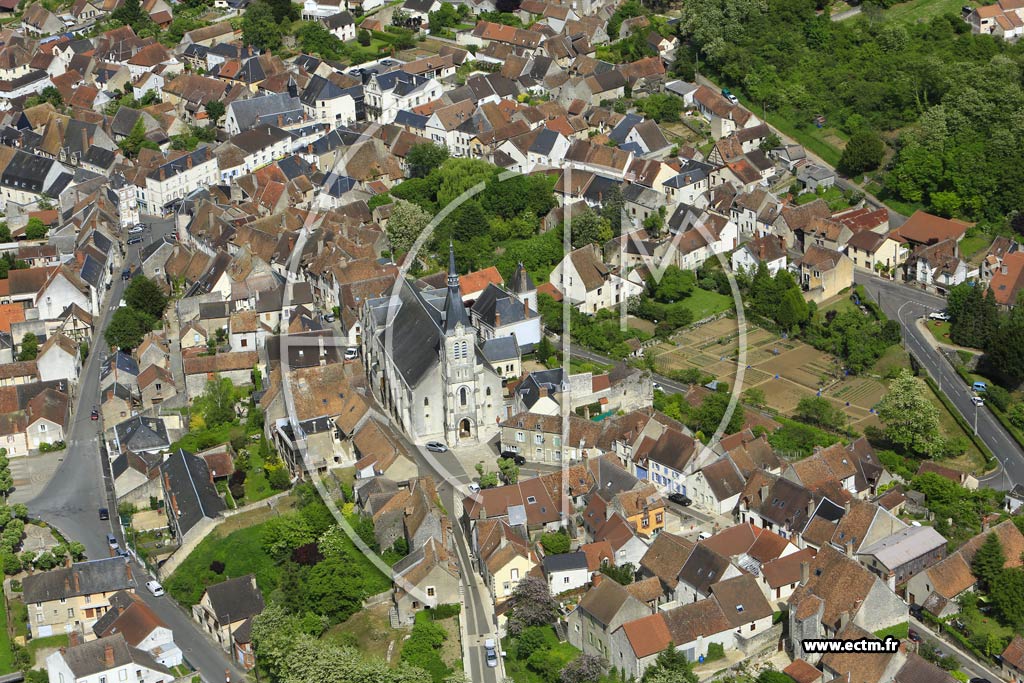 Photo arienne de Chtillon-sur-Loire (Centre)