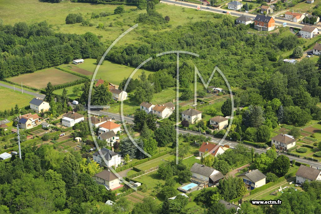 Photo arienne de Gien (Gien le Vieux)