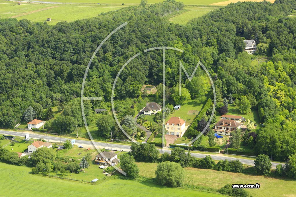 Photo arienne de Gien (le Mnil)