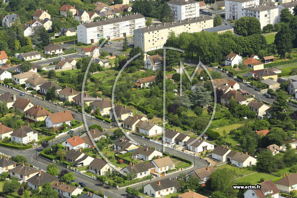 Photo arienne de Gien (Ruines)