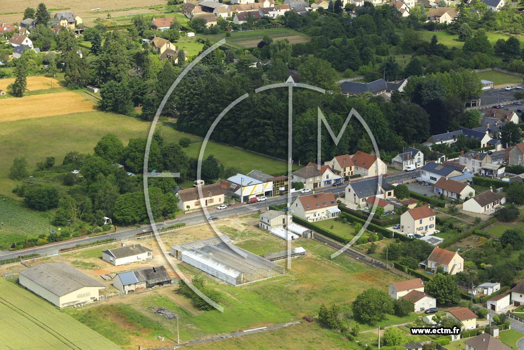 Photo arienne de Poilly-lez-Gien (Charpignolles)