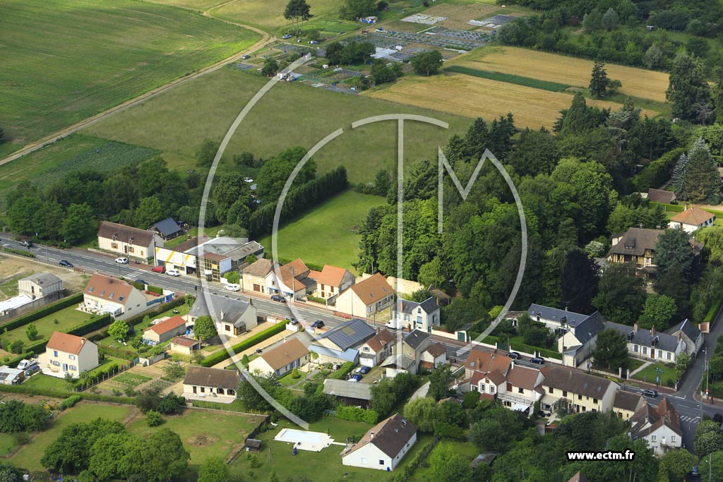 Photo arienne de Poilly-lez-Gien (Charpignolles)