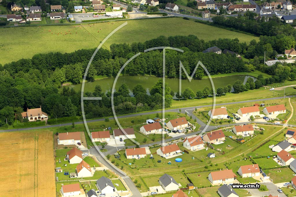 Photo arienne de Poilly-lez-Gien (Courcelles)