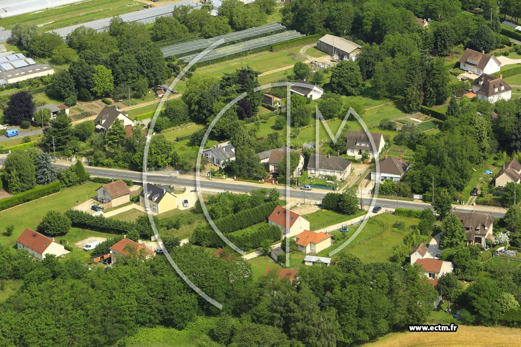 Photo arienne de Poilly-lez-Gien (la Maltourne)