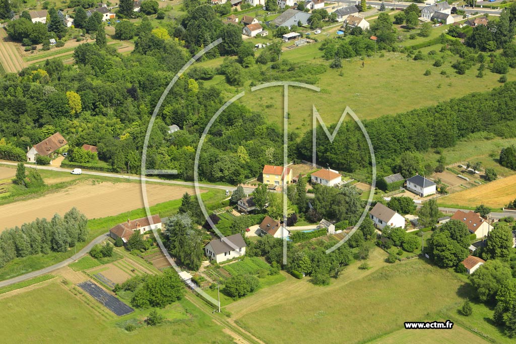 Photo arienne de Poilly-lez-Gien (la Maltourne)