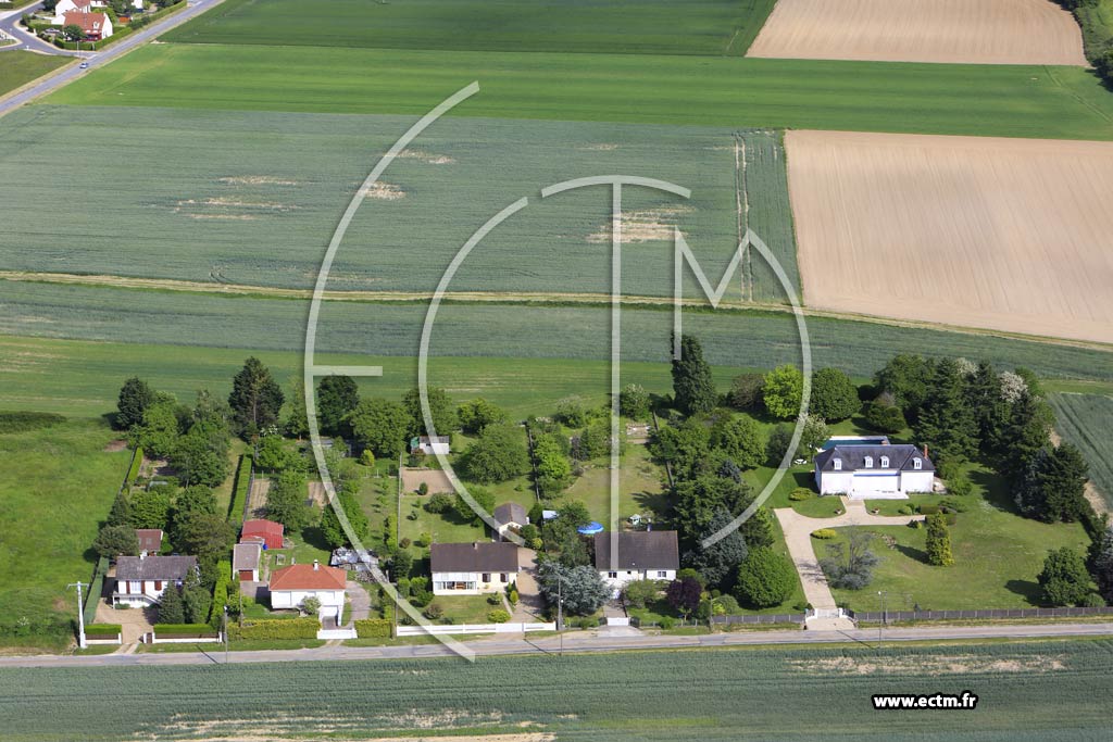 Photo arienne de Saint-Martin-sur-Ocre