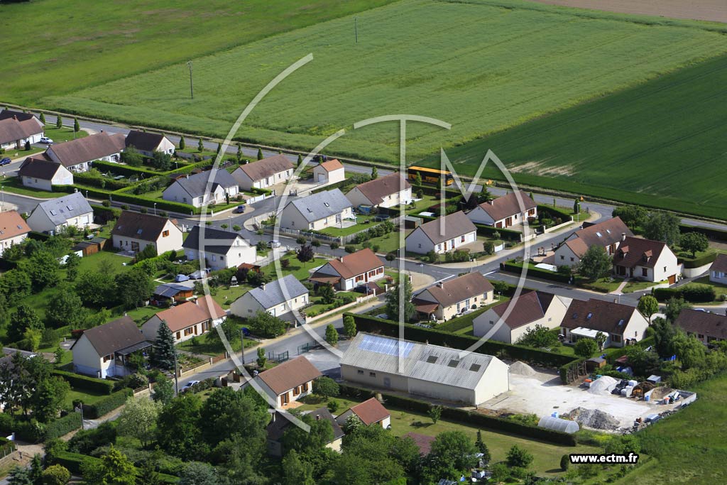 Photo arienne de Saint-Martin-sur-Ocre