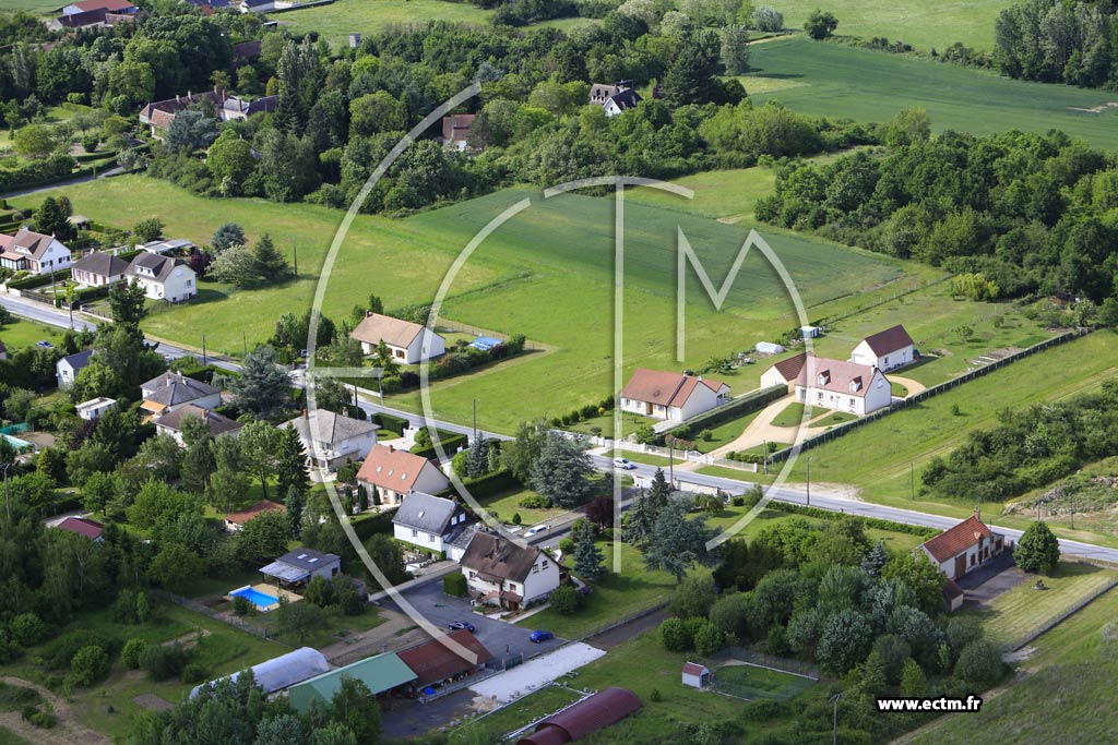 Photo arienne de Saint-Martin-sur-Ocre