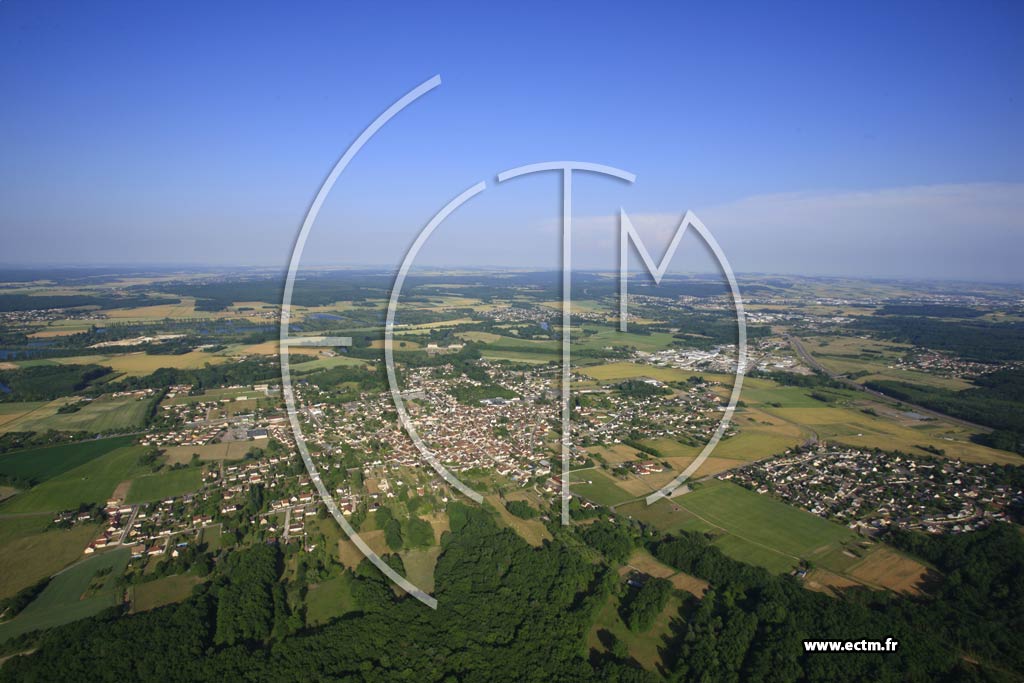 Photo arienne de Appoigny