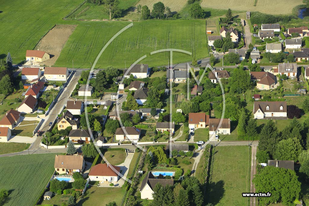 Photo arienne de Appoigny