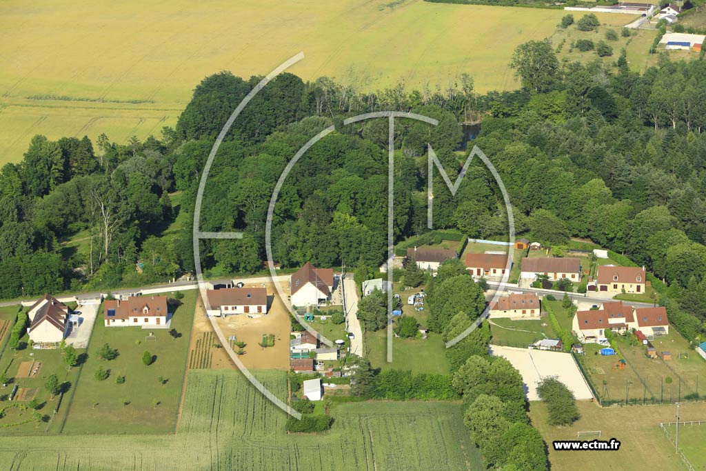 Photo arienne de Appoigny