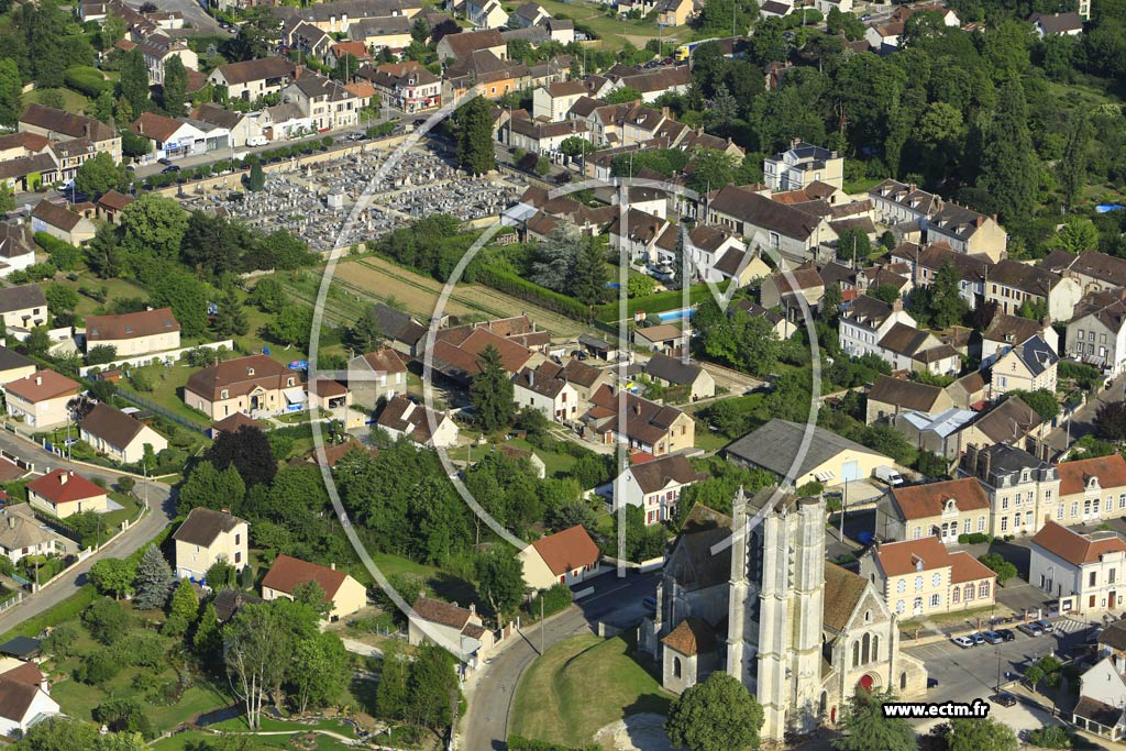 Photo arienne de Appoigny (le Faubourg)