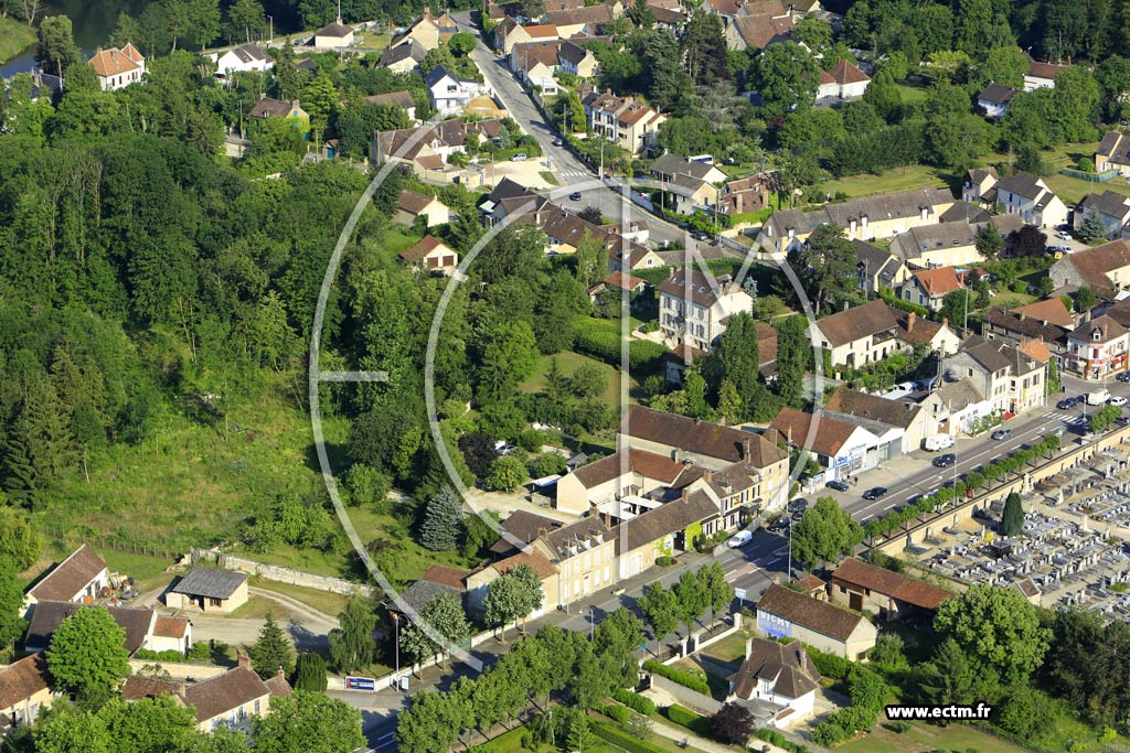 Photo arienne de Appoigny (le Faubourg)