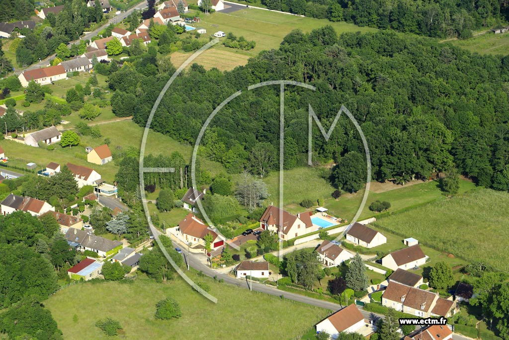 Photo arienne de Appoigny (les Bries)