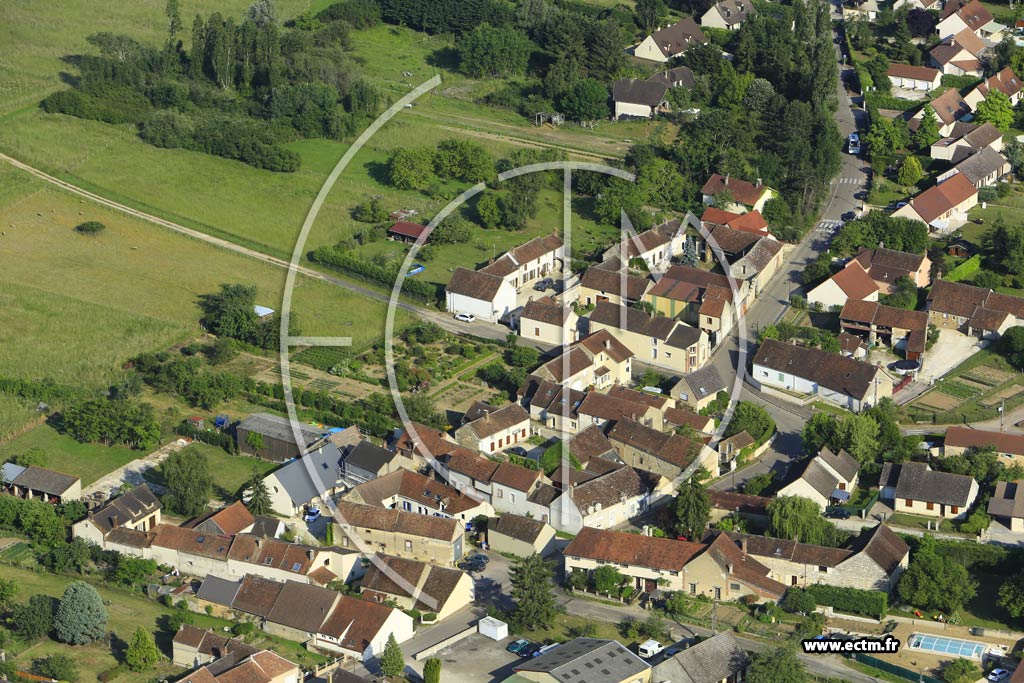 Photo arienne de Appoigny (les Bries)