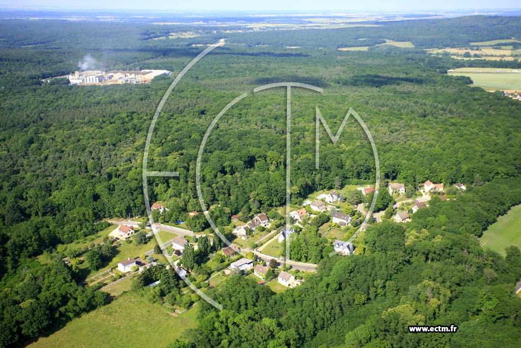 Photo arienne de Auxerre (La Tour Coulon)