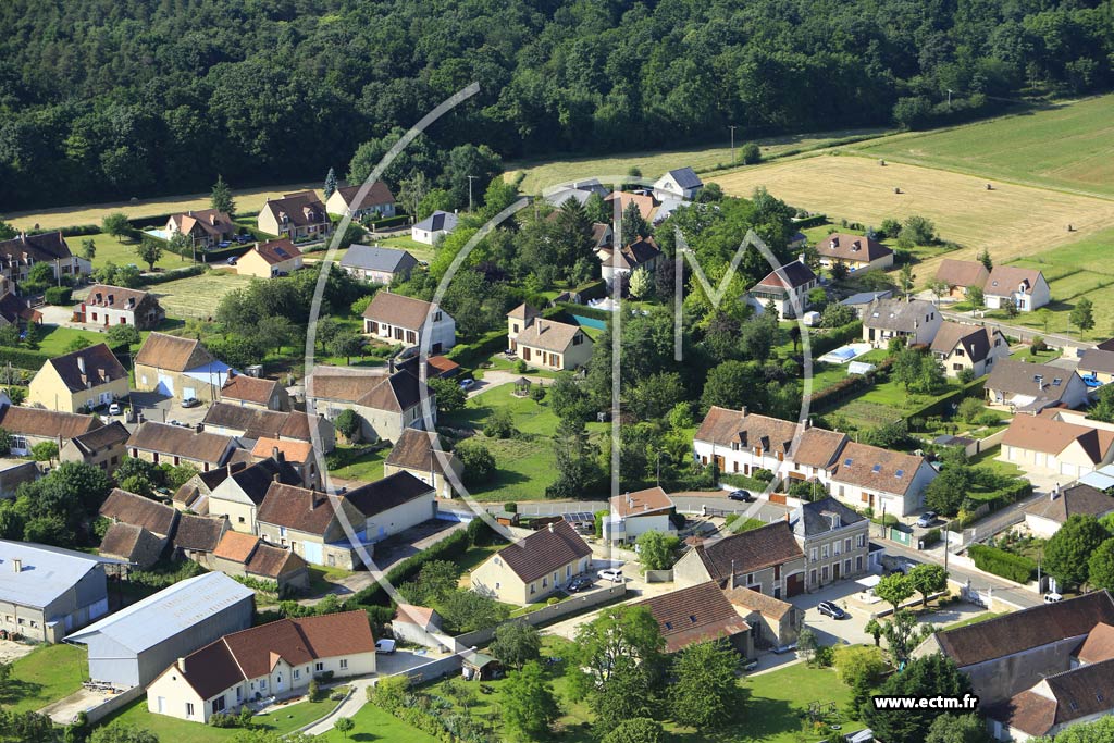 Photo arienne de Auxerre (Laborde)
