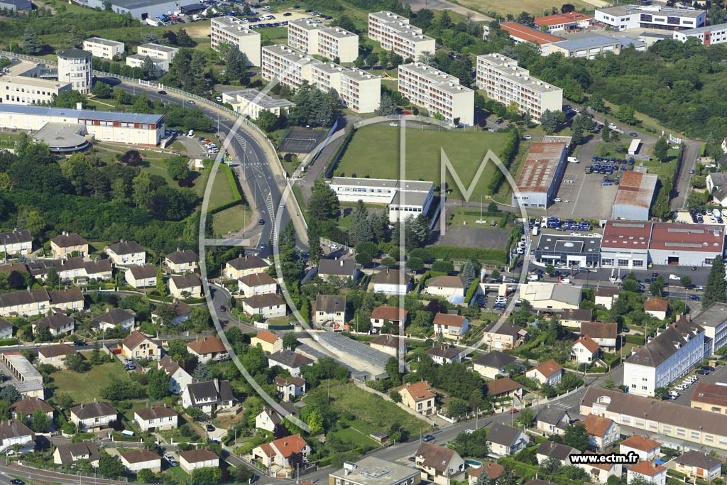 Photo arienne de Auxerre (les Clairions - Saint-Simon)