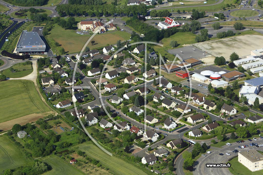 Photo arienne de Auxerre (les Clairions - Saint-Simon)