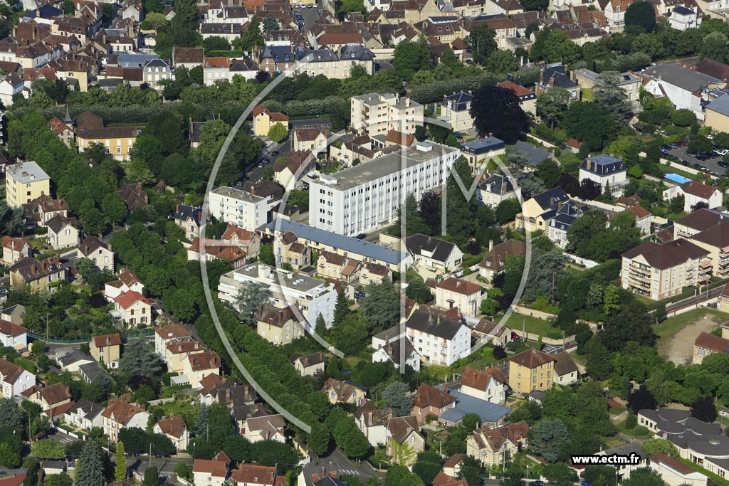 Photo arienne de Auxerre (les Moreaux)