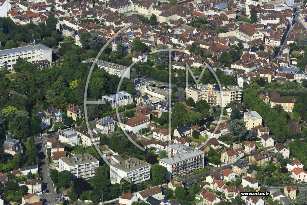 Photo arienne de Auxerre (les Moreaux)