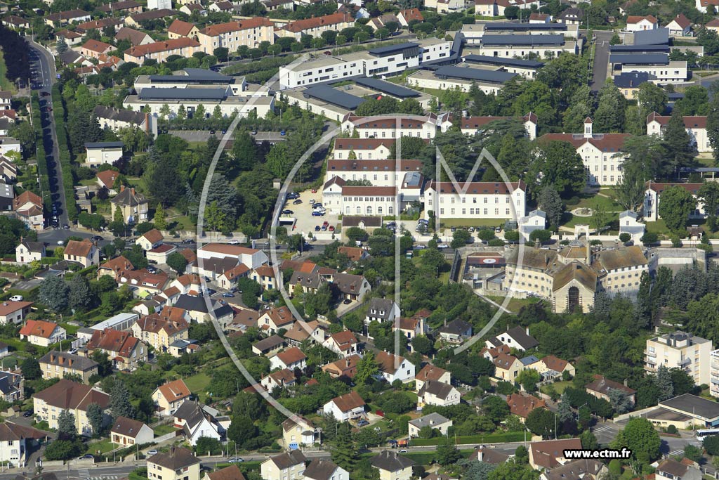 Photo arienne de Auxerre (les Rozoirs)