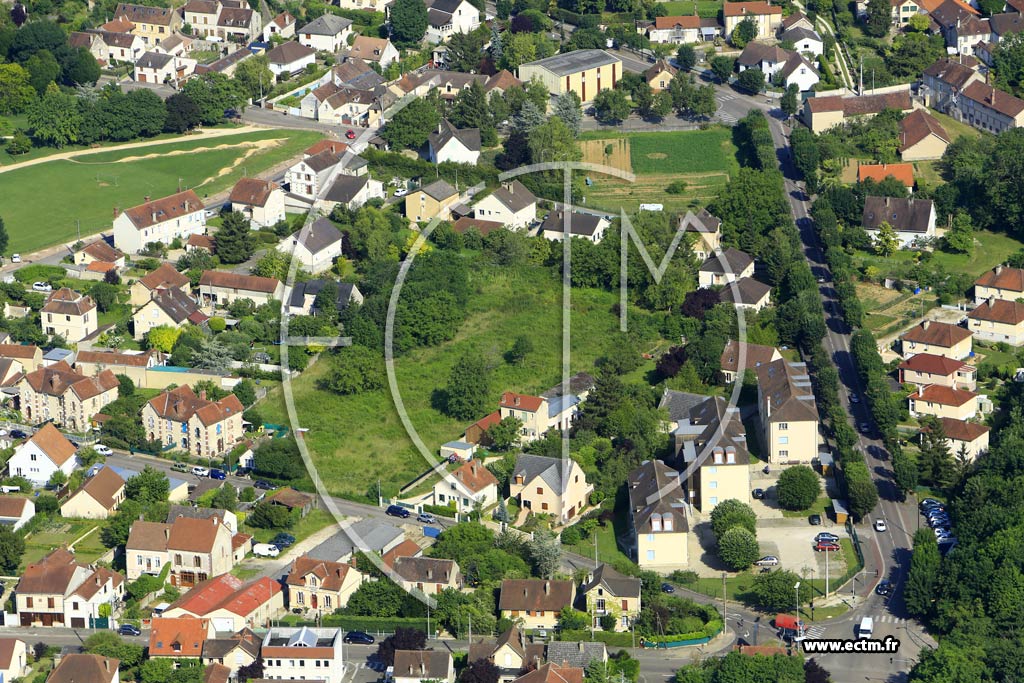 Photo arienne de Auxerre (Saint-Amatre)