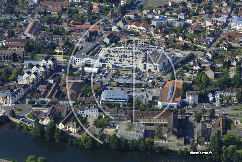 Photo arienne de Auxerre (Saint-Gervais)