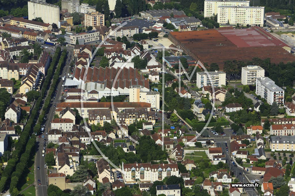 Photo arienne de Auxerre (Saint-Julien)