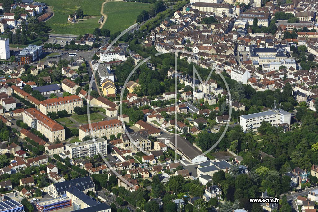 Photo arienne de Auxerre (Vauban - Denfert-Rochereau)