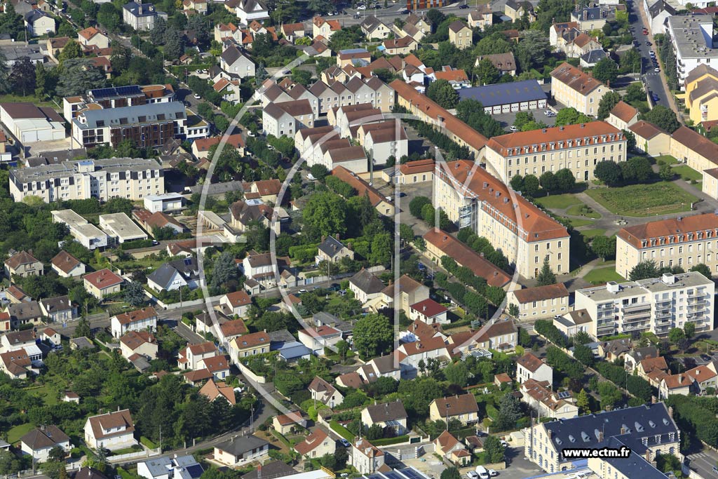 Photo arienne de Auxerre (Vauban - Denfert-Rochereau)