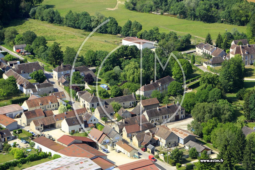 Photo arienne de Chablis
