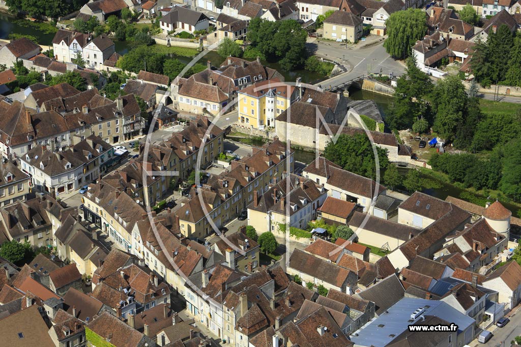 Photo arienne de Chablis