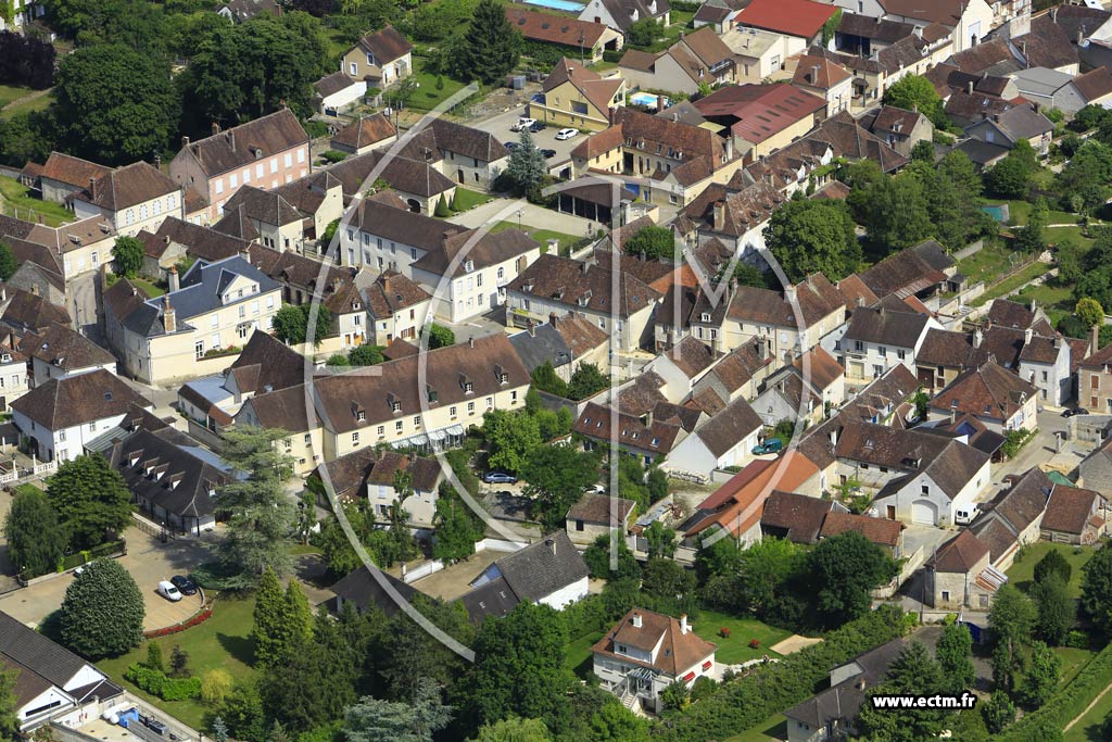 Photo arienne de Chablis (Faubourg Saint-Pierre)