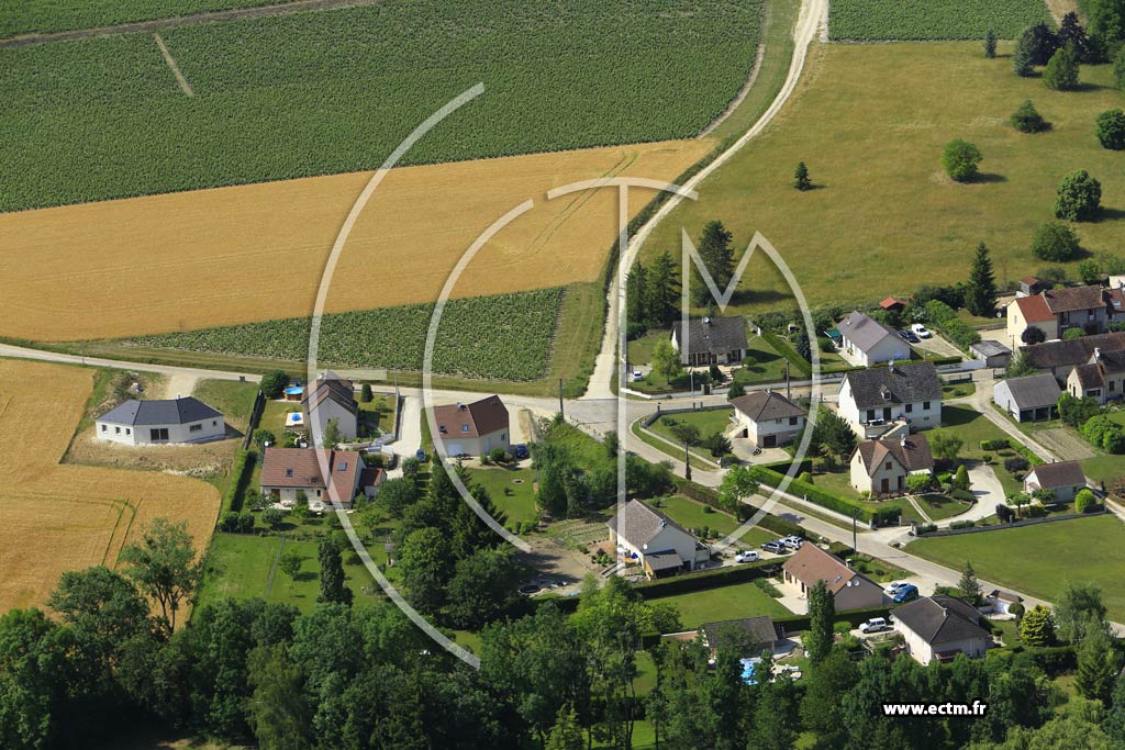 Photo arienne de Chablis (Saint-Pre)