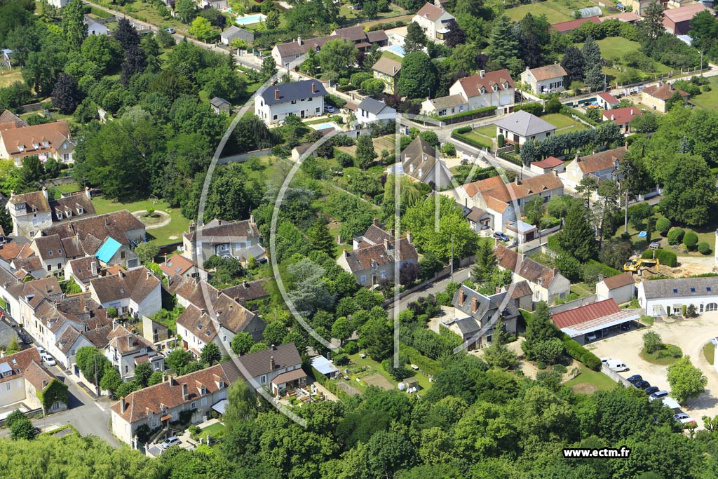 Photo arienne de Champs-sur-Yonne