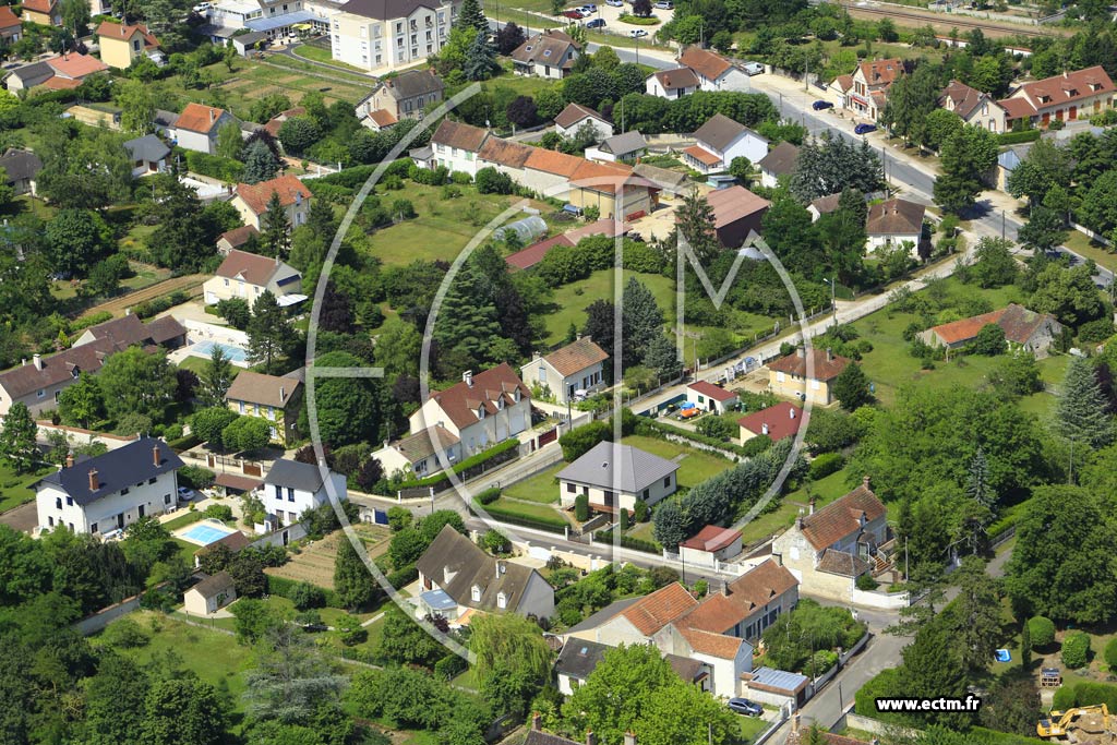 Photo arienne de Champs-sur-Yonne