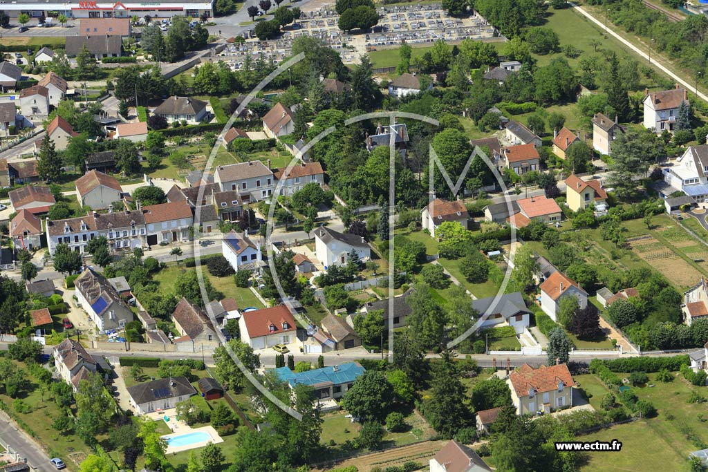 Photo arienne de Champs-sur-Yonne