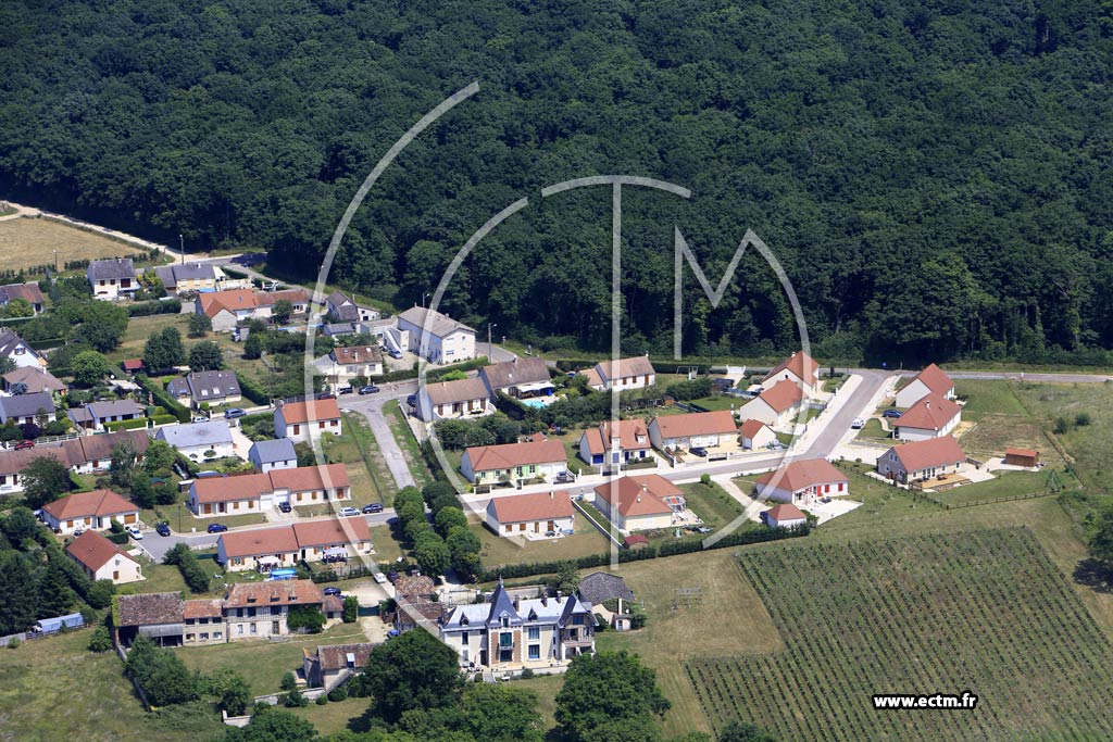 Photo arienne de Chemilly-sur-Yonne