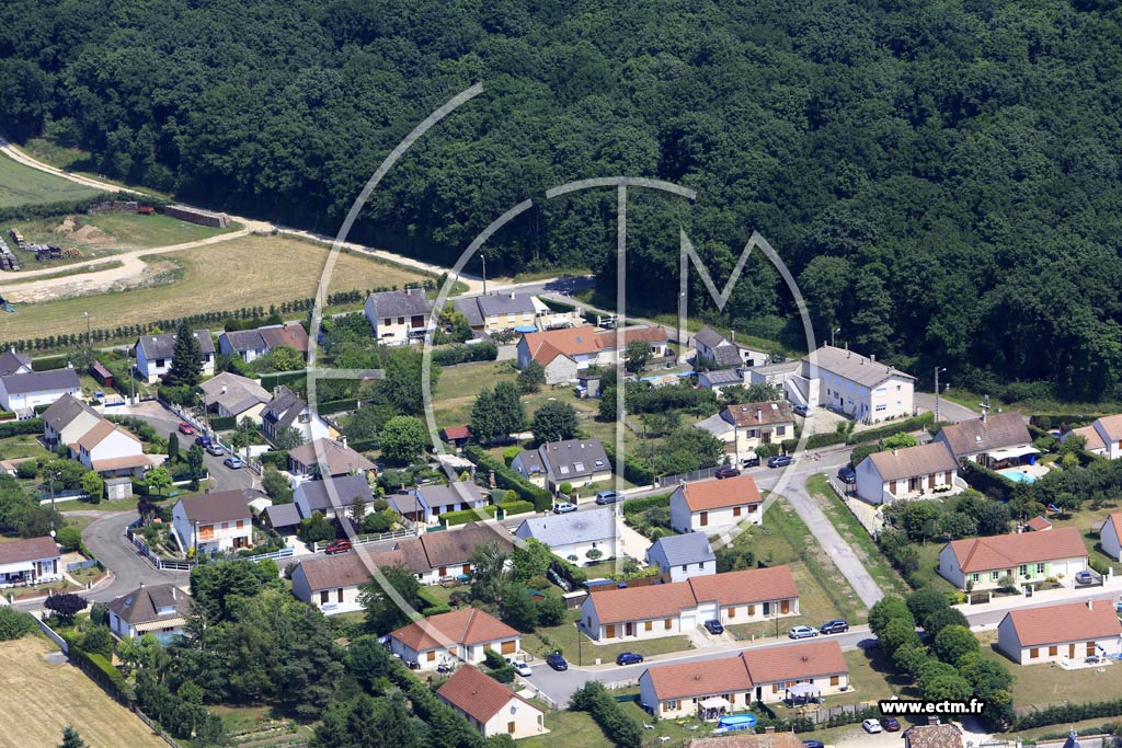 Photo arienne de Chemilly-sur-Yonne