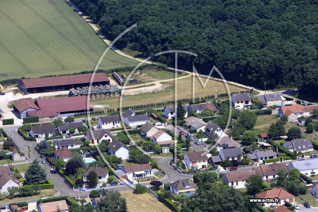 Photo arienne de Chemilly-sur-Yonne