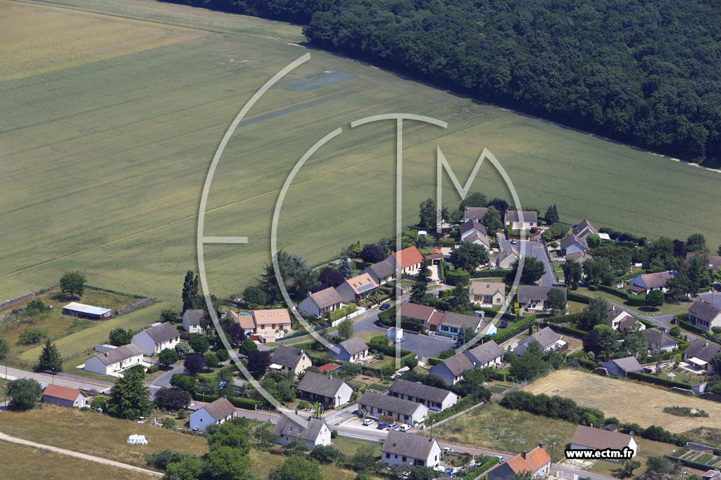 Photo arienne de Chemilly-sur-Yonne
