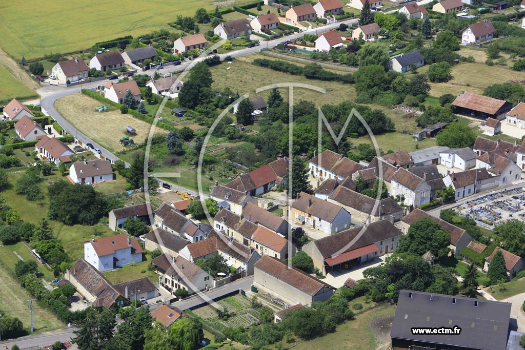 Photo arienne de Chemilly-sur-Yonne
